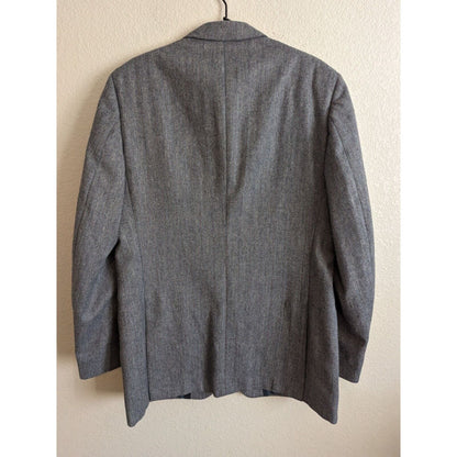 Vintage Palm Beach Mens Sz 42R 2 Piece Suit 2 Button Coat and Pants Gray 1970s