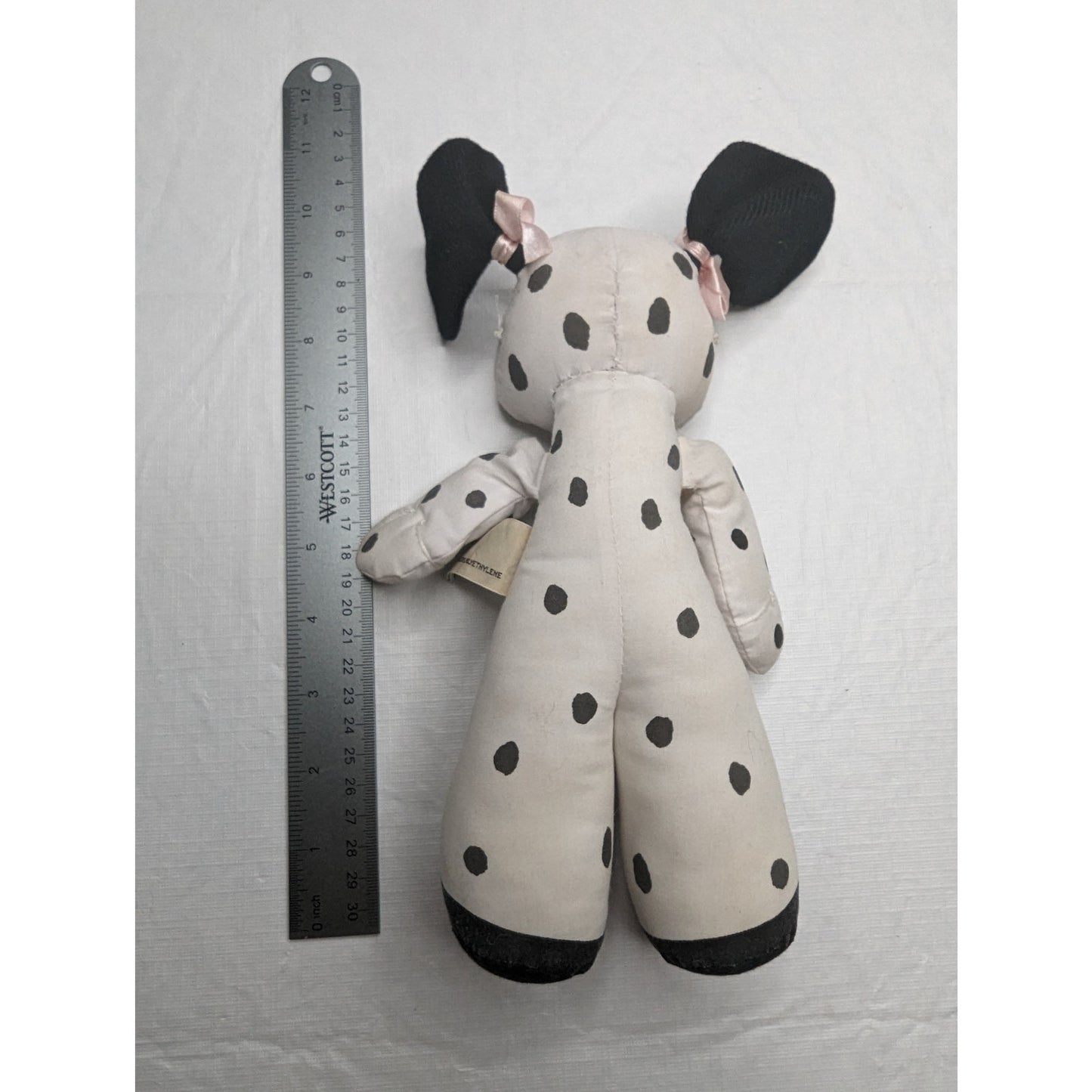 Vintage 1989 Applause Plush Stuffed Dog Spotted Dalmatian by Dustyn Schear