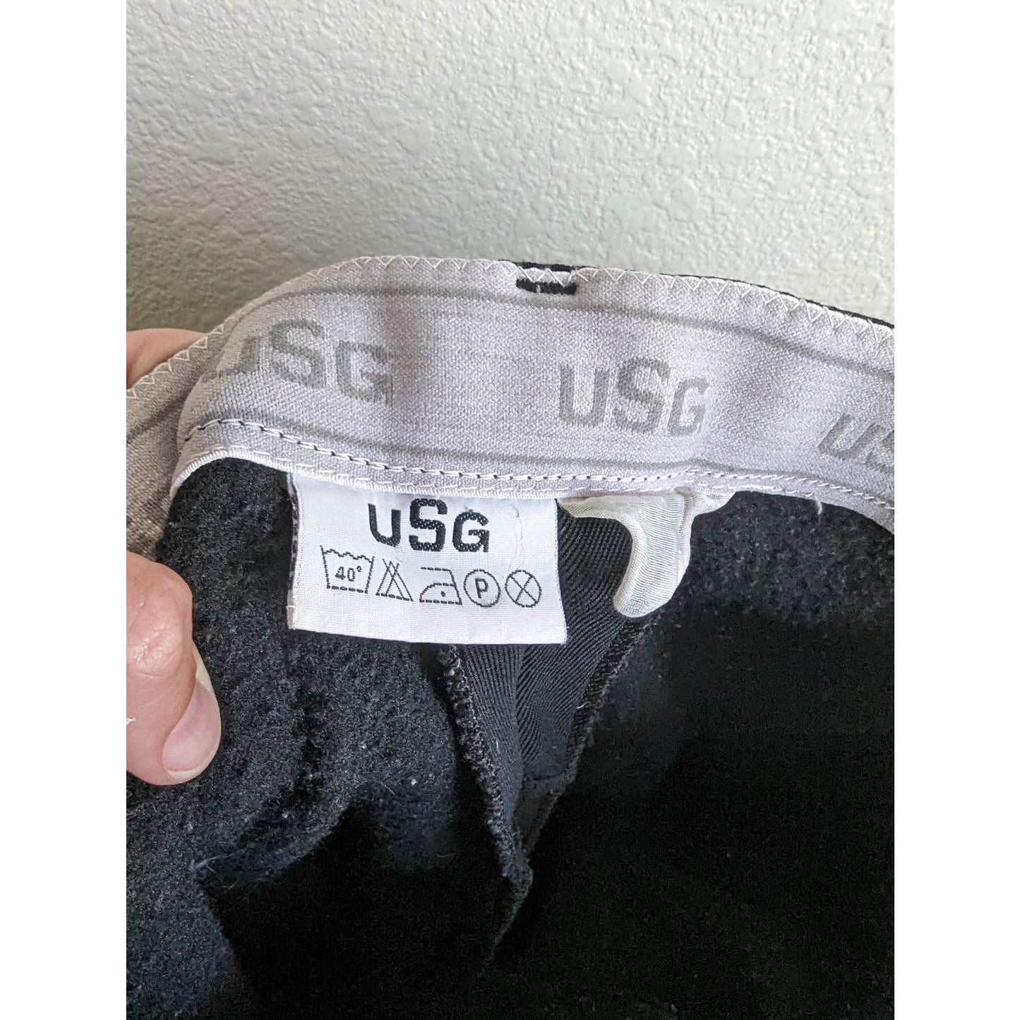 USG United Riding Breeches Womens Full Seat Black Equestrian Sz S