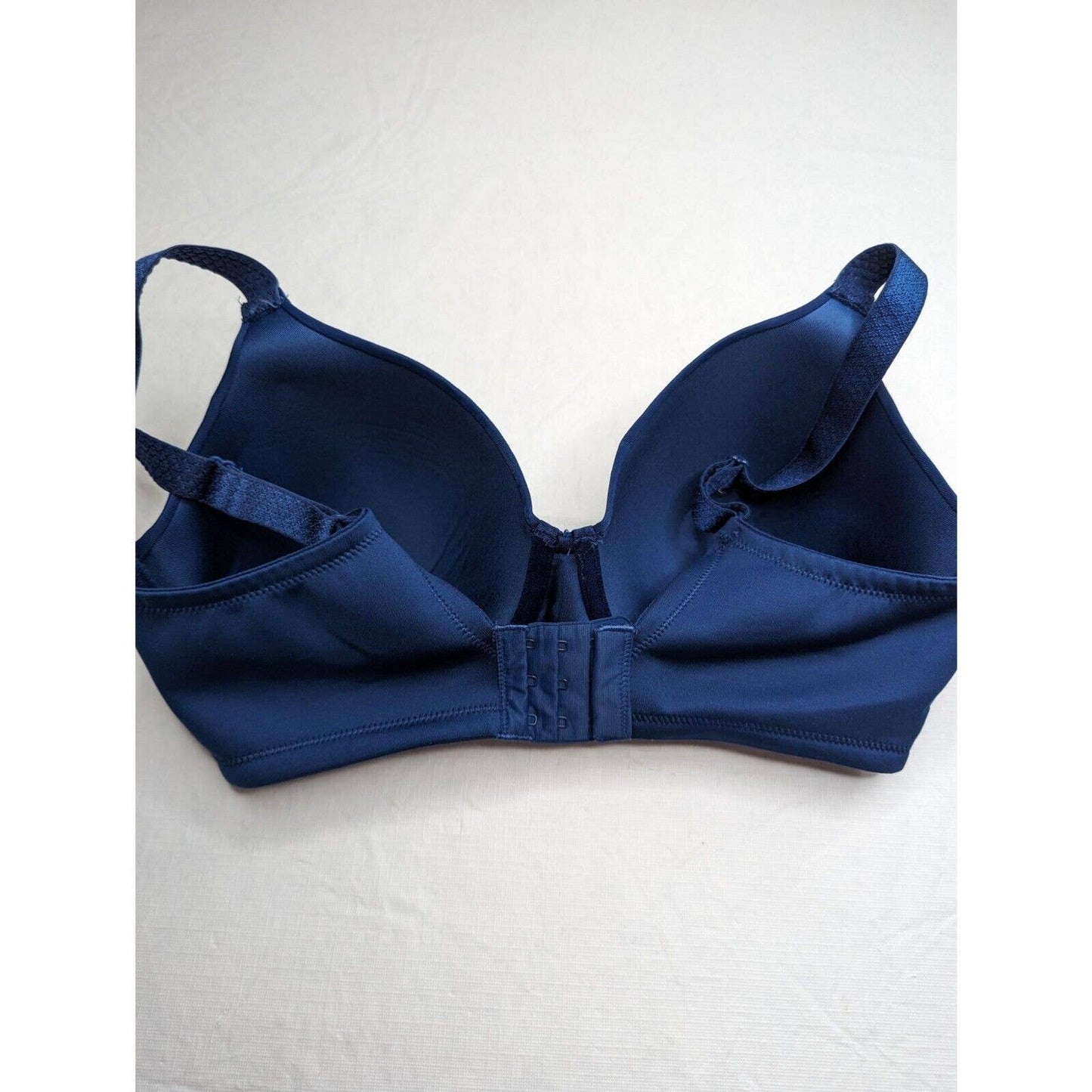 Vanity Fair Womens Sz 36D Classic T Shirt Bra Dark Blue Style 76380