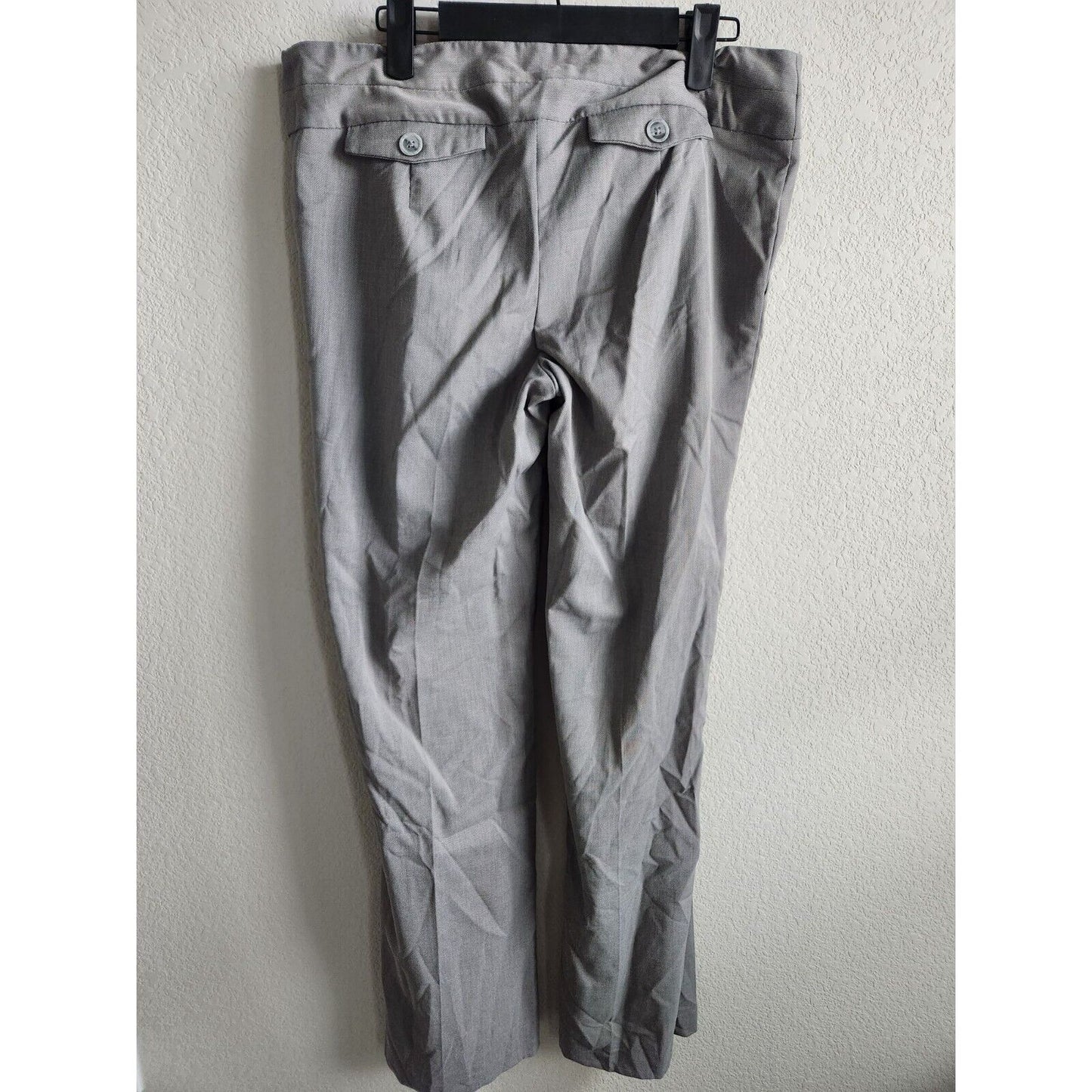 My Michelle Juniors Sz 11 Light Gray classic Dress Pants Flare Leg