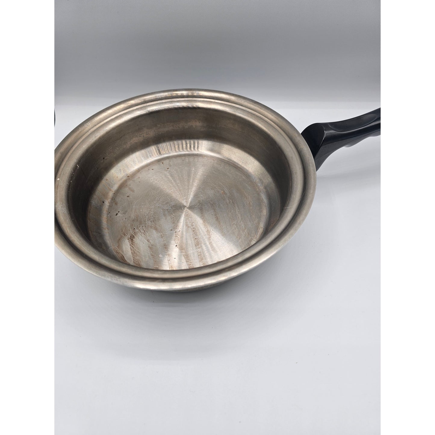 Kitchen Craft by Americraft Pot Pan Small Skillet Stainless Steel w/ Lid