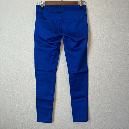 Delias Womens Sz 0 Olivia Fit Skinny Jeans Kelly Blue