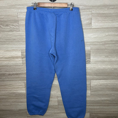 Vintage 1980s Womens Sz L Jogger Sweatpants Cheetah For Mervyns Blue