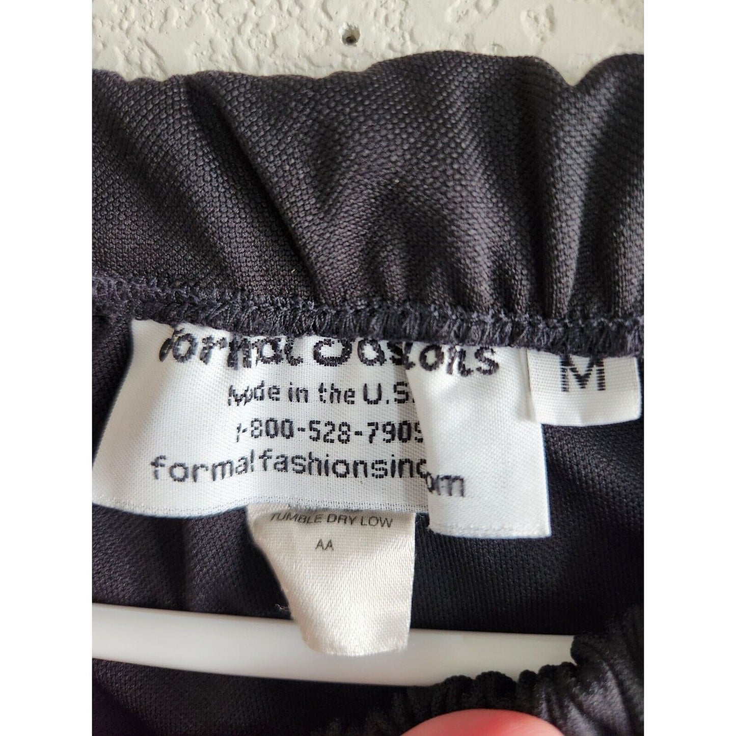 Vintage Formal Occasions Womens Sz M Modest Maxi Skirt Black