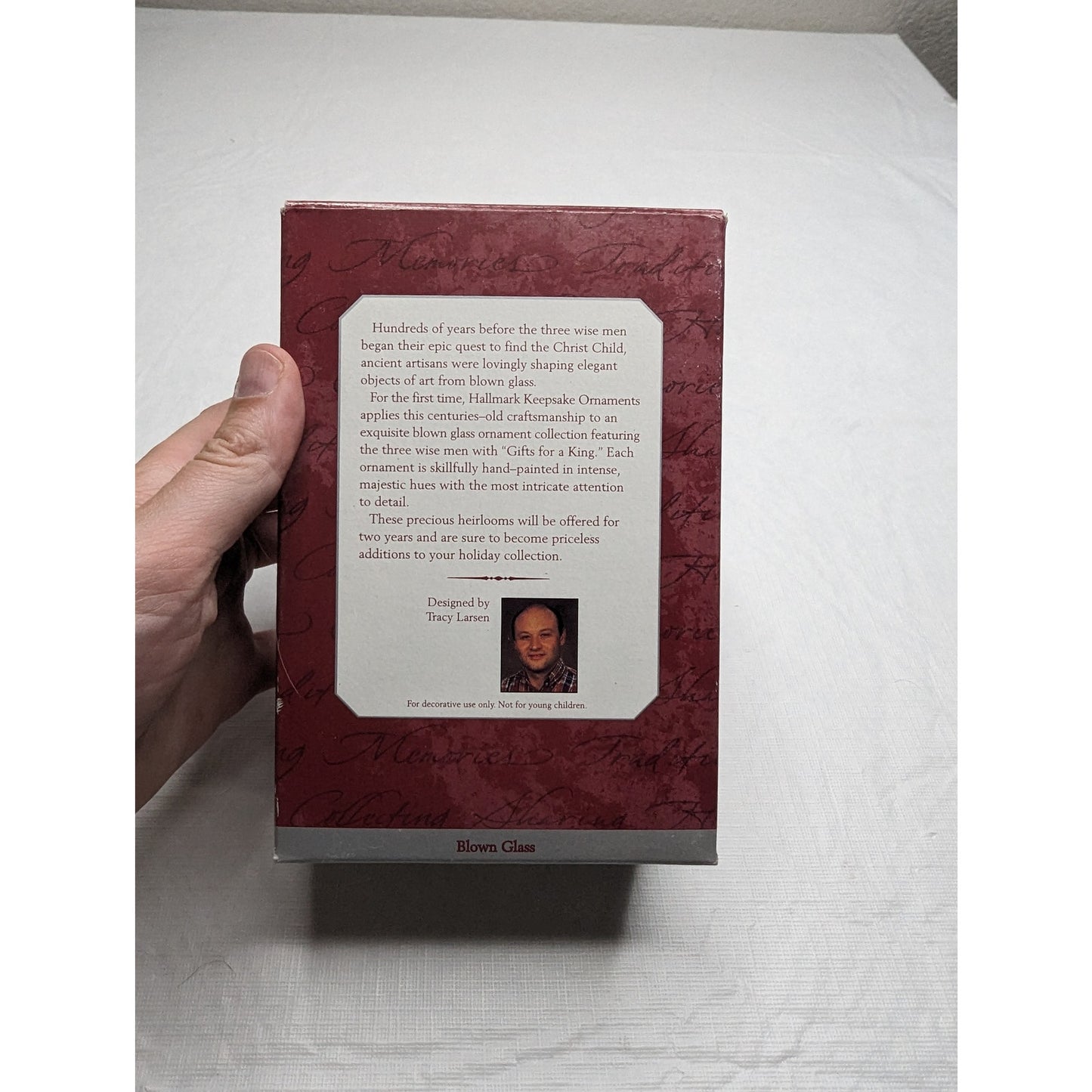 Hallmark Christmas Ornament Blown Glass Collection Frankincense Wise <an