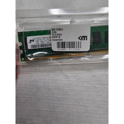 Micron 1GB 1RX8 PC2-6400U DDR2 Desktop Memory Ram MT8HTF12864AY-800J1