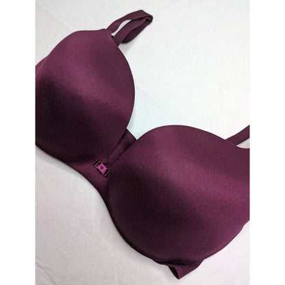 Victorias Secret Mujer Sz 36DD Sujetador Demi Forrado Púrpura Oscuro