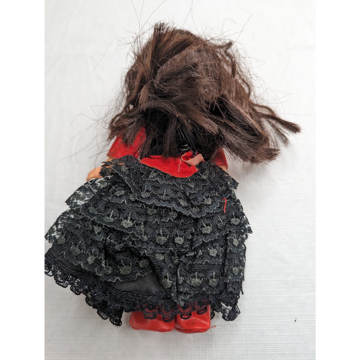 Vintage 1972 Vogue Ginny Spain Fairway Lands Doll Red Black Dress